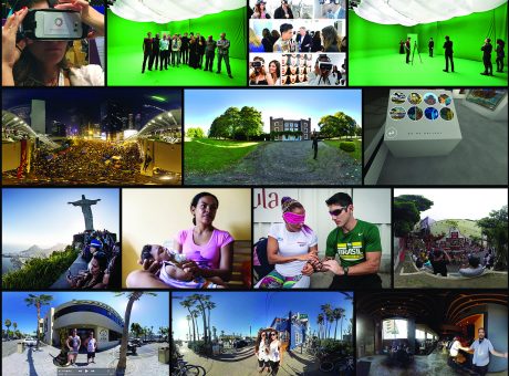 360-degree video news images